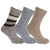 Front - Floso Unisex Adults Wool Rich Socks (3 Pairs)