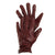 Maroon - Front - FLOSO Ladies-Womens Sheepskin Leather Gloves