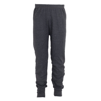 Charcoal - Front - FLOSO Unisex Childrens-Kids Thermal Underwear Long Johns-Pants